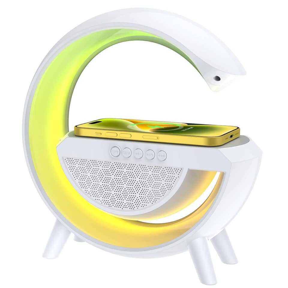 led wireless charging speaker