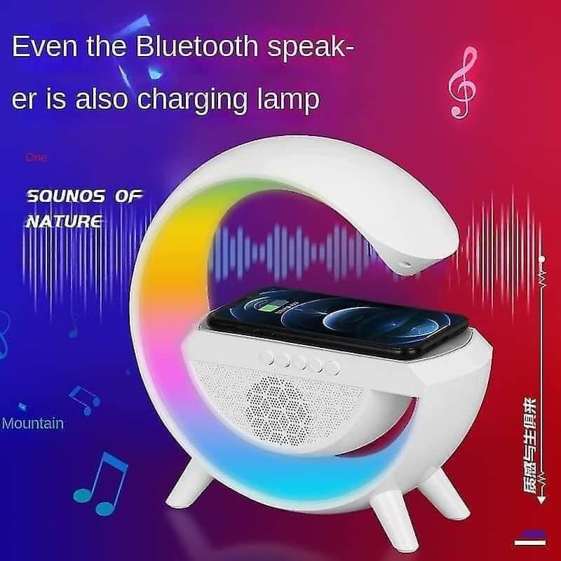 led wireless charging speaker