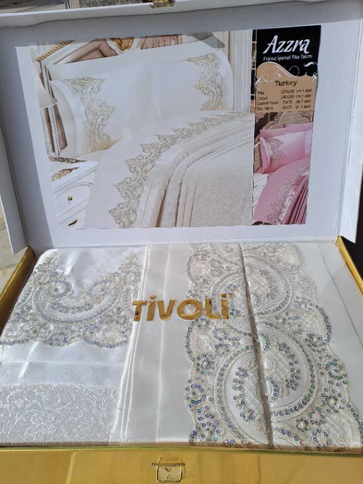 Couvre lit TIVOLI Blanc