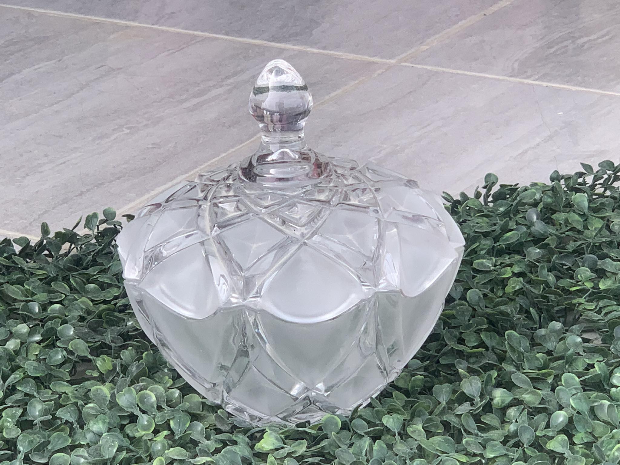 Bonboniére en verre