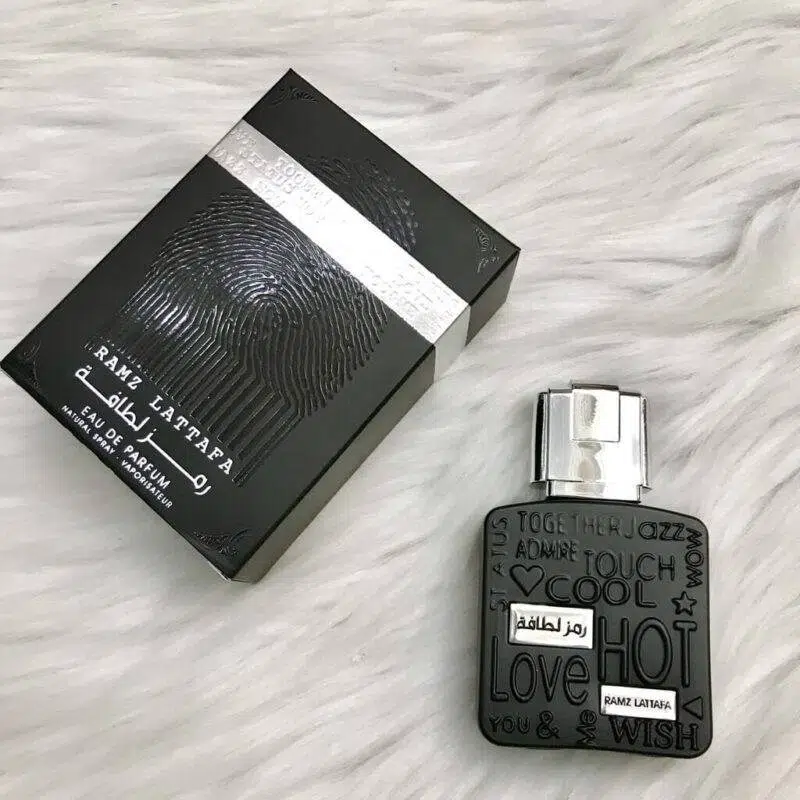 Ramz Lattafa Silver Lattafa Perfumes pour homme 100ML EDP