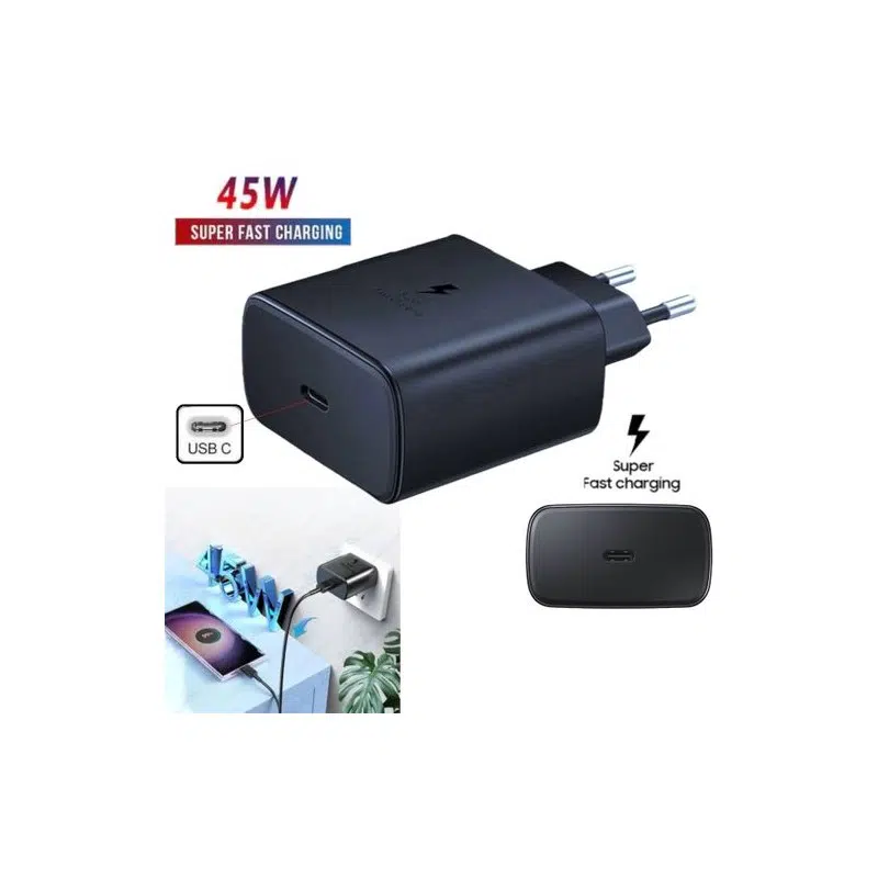 Tète Chargeur USB Vers Type C - 45W