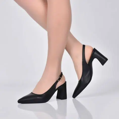 Sandales Femmes en Cuir noir