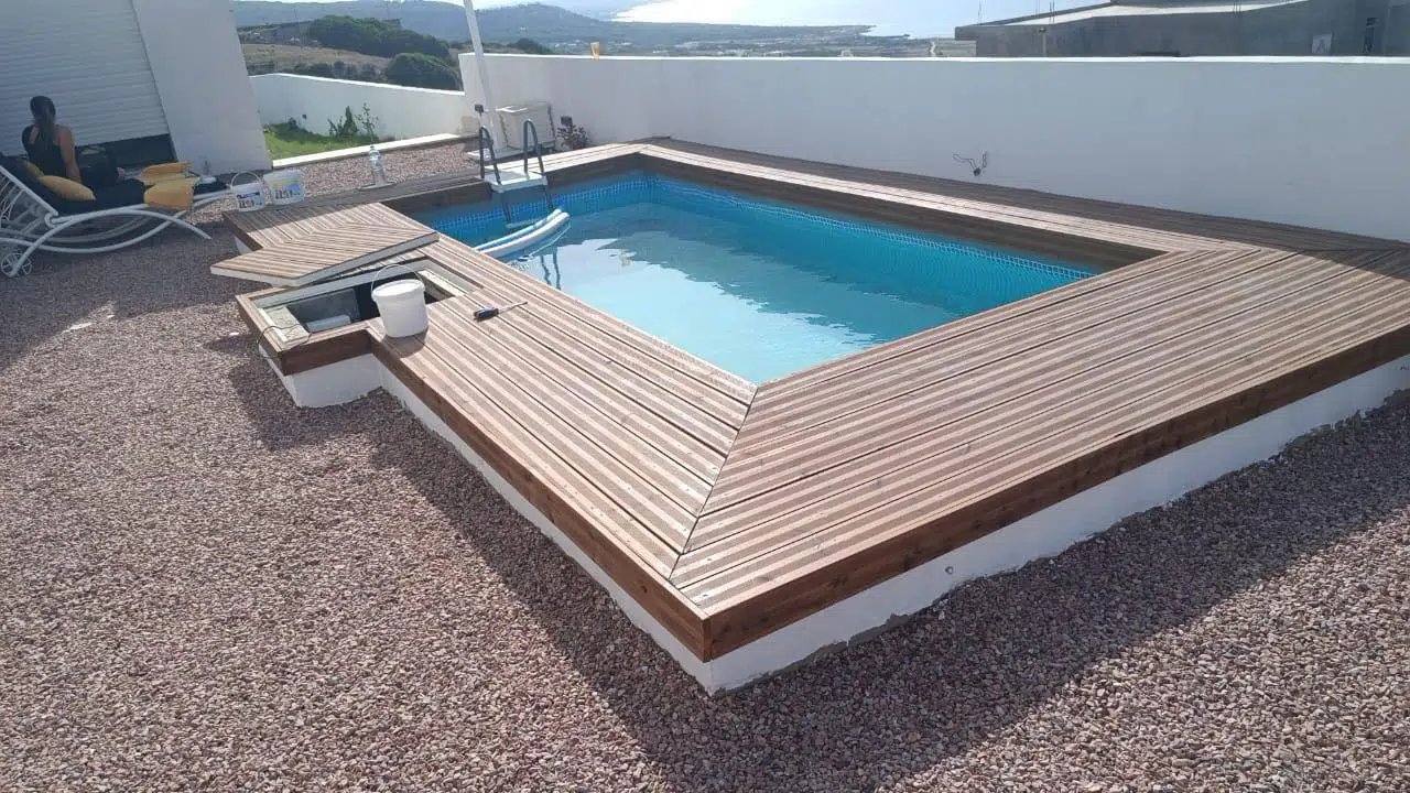Transformation piscine hors sol