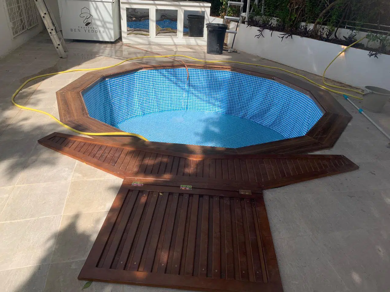 Transformation piscine hors sol