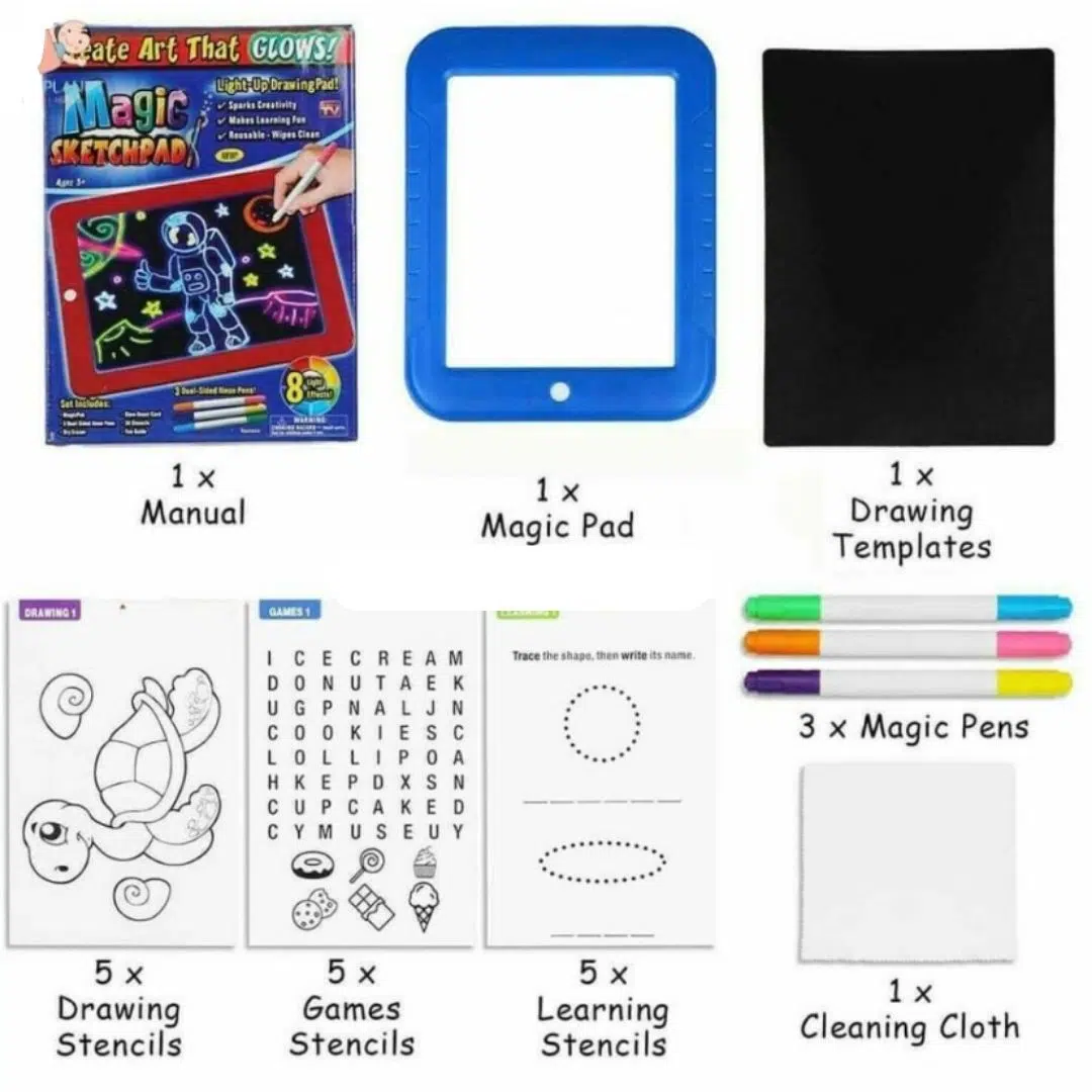 Magic pad لوحة الرسم و الكتابة السحرية