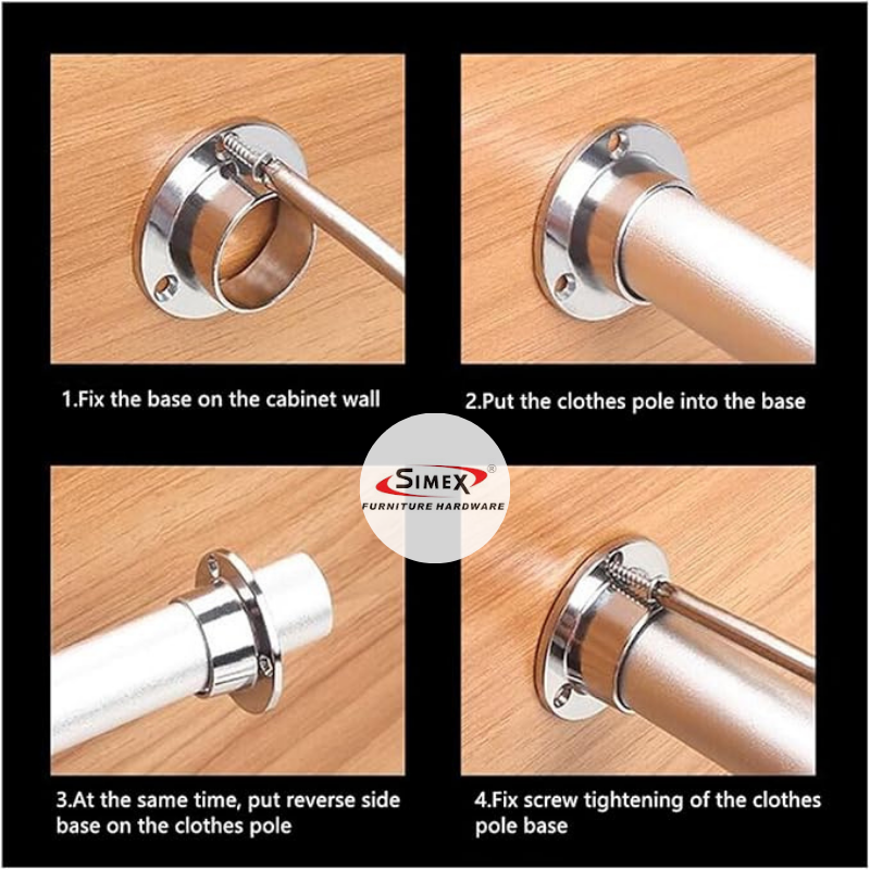 Support Tube Rond 25MM – SIMEX