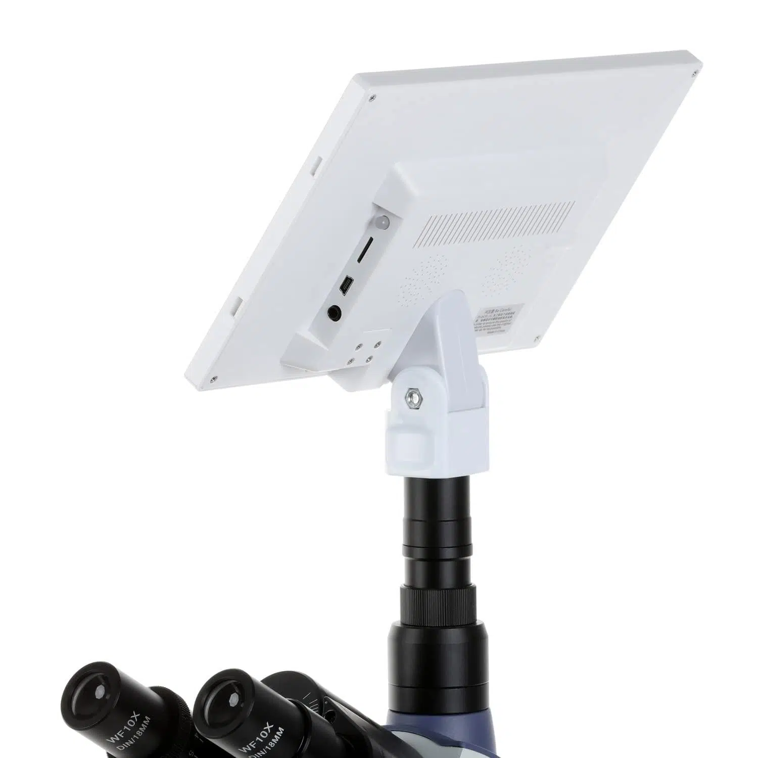 Écran 9″ + caméra intégrée 3 MP CMOS, montage 23,2 mm, enregistrement photo/vidéo MicroSD