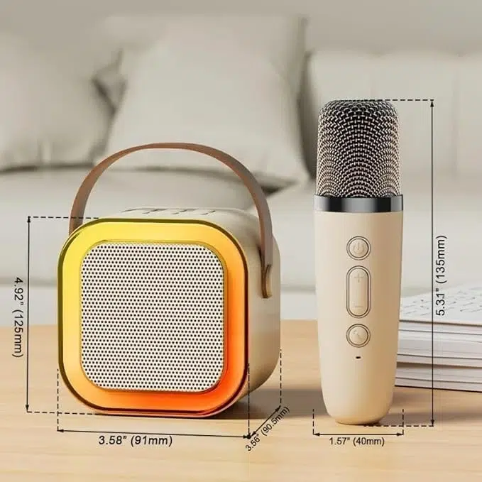 Haut Parleur Bluetooth karaoké coloré K12