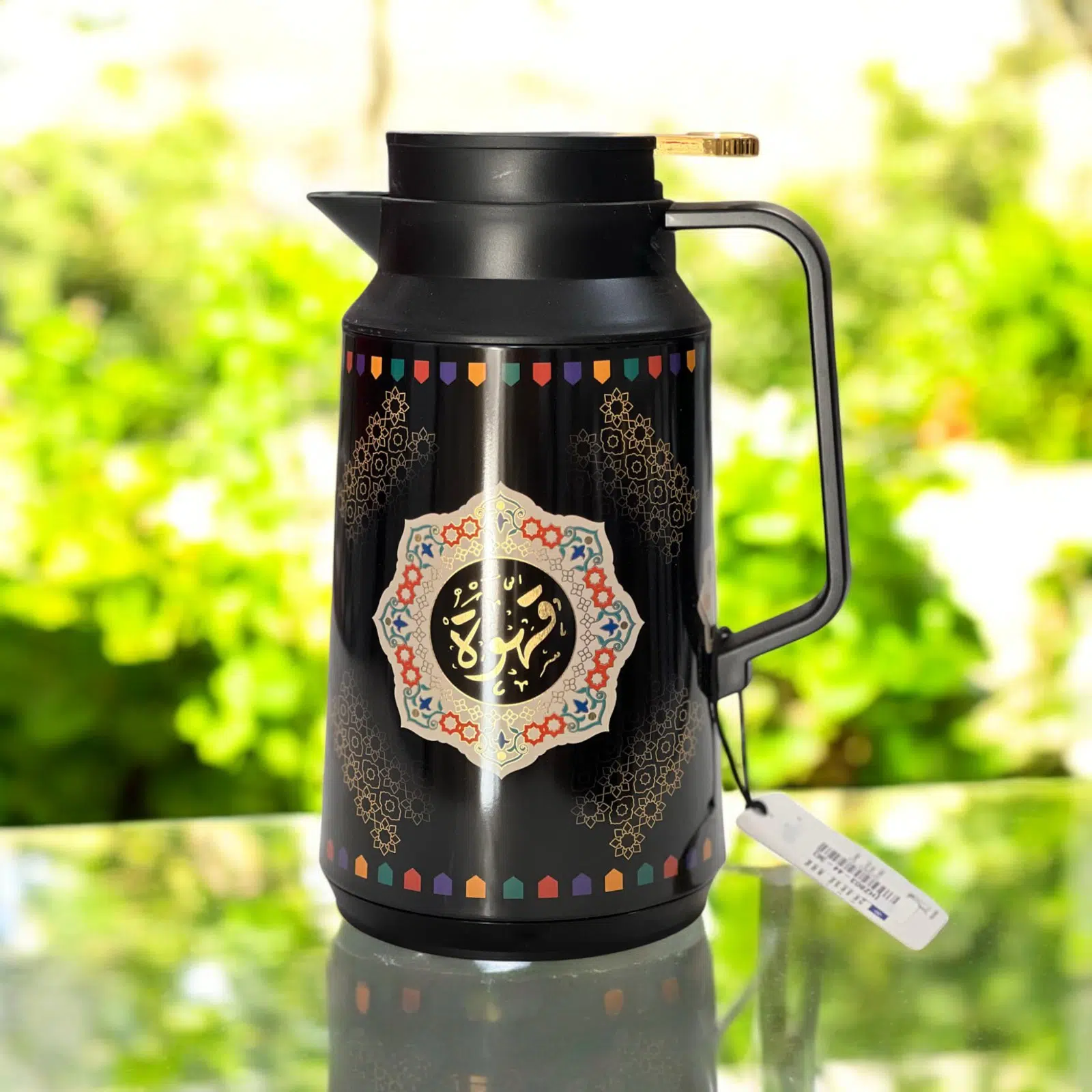 Thermos en plastique 1000ML HZ803-44 - Noir