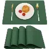 4x set de table en cuir pu NAPPA