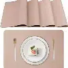 4x set de table en cuir pu NAPPA