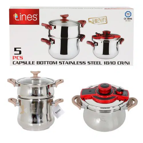 Ensemble Cocotte-Minute 6L - couscoussiére 8L