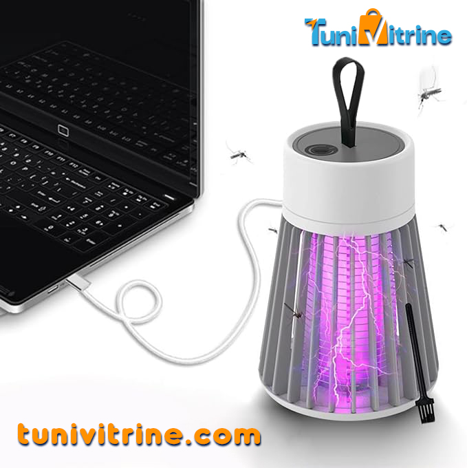 Lampe Anti-Moustiques UV Rechargeable – Protection Silencieuse & Efficace !