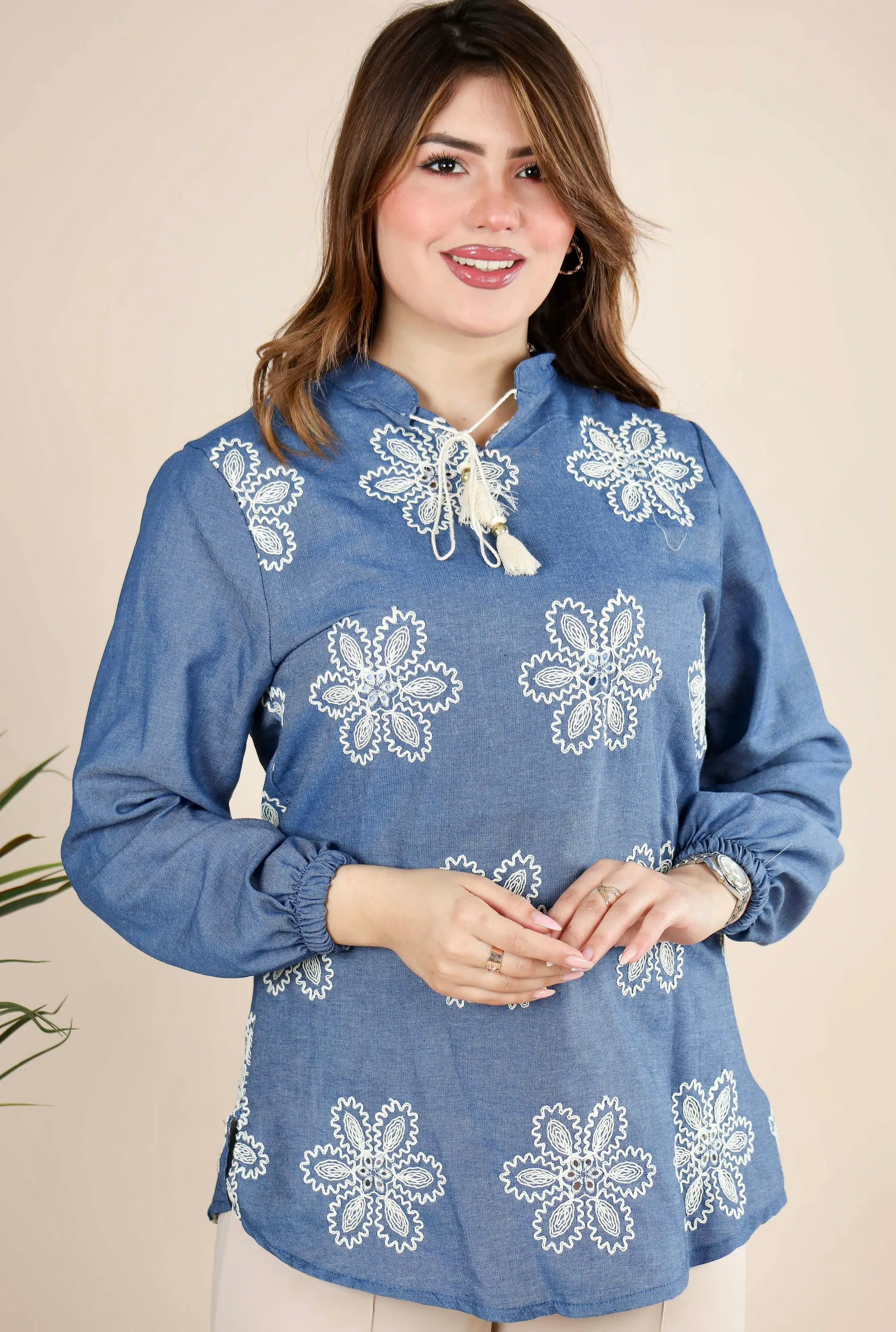Chemise Jean Brodé