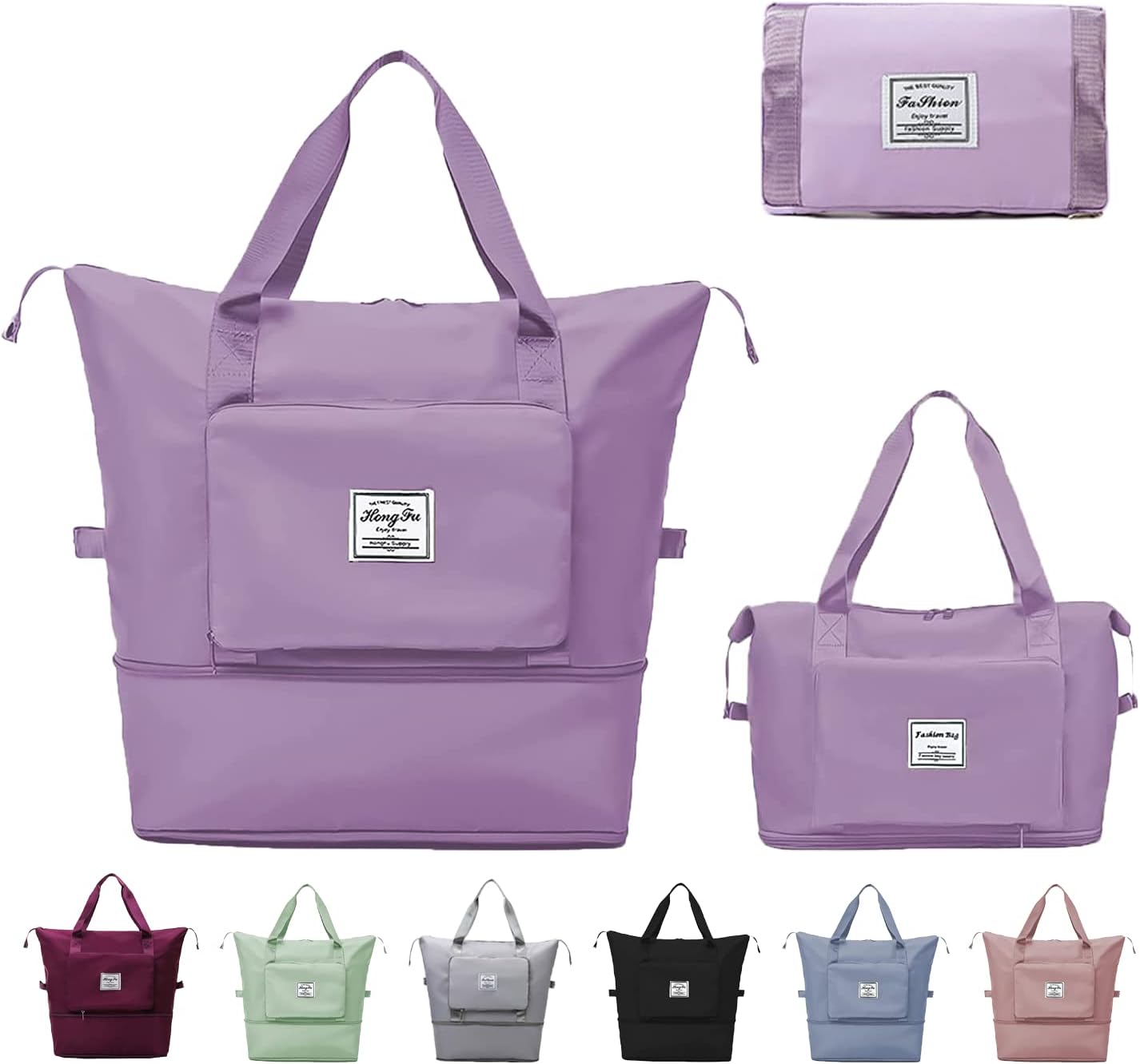 Sac de Voyage Pliable - Sac de Rangement de Grande Capacité