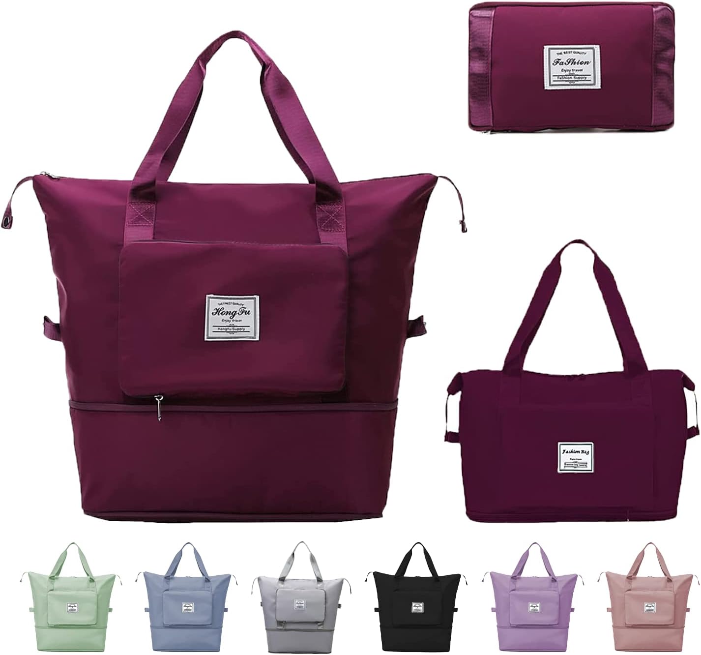 Sac de Voyage Pliable - Sac de Rangement de Grande Capacité