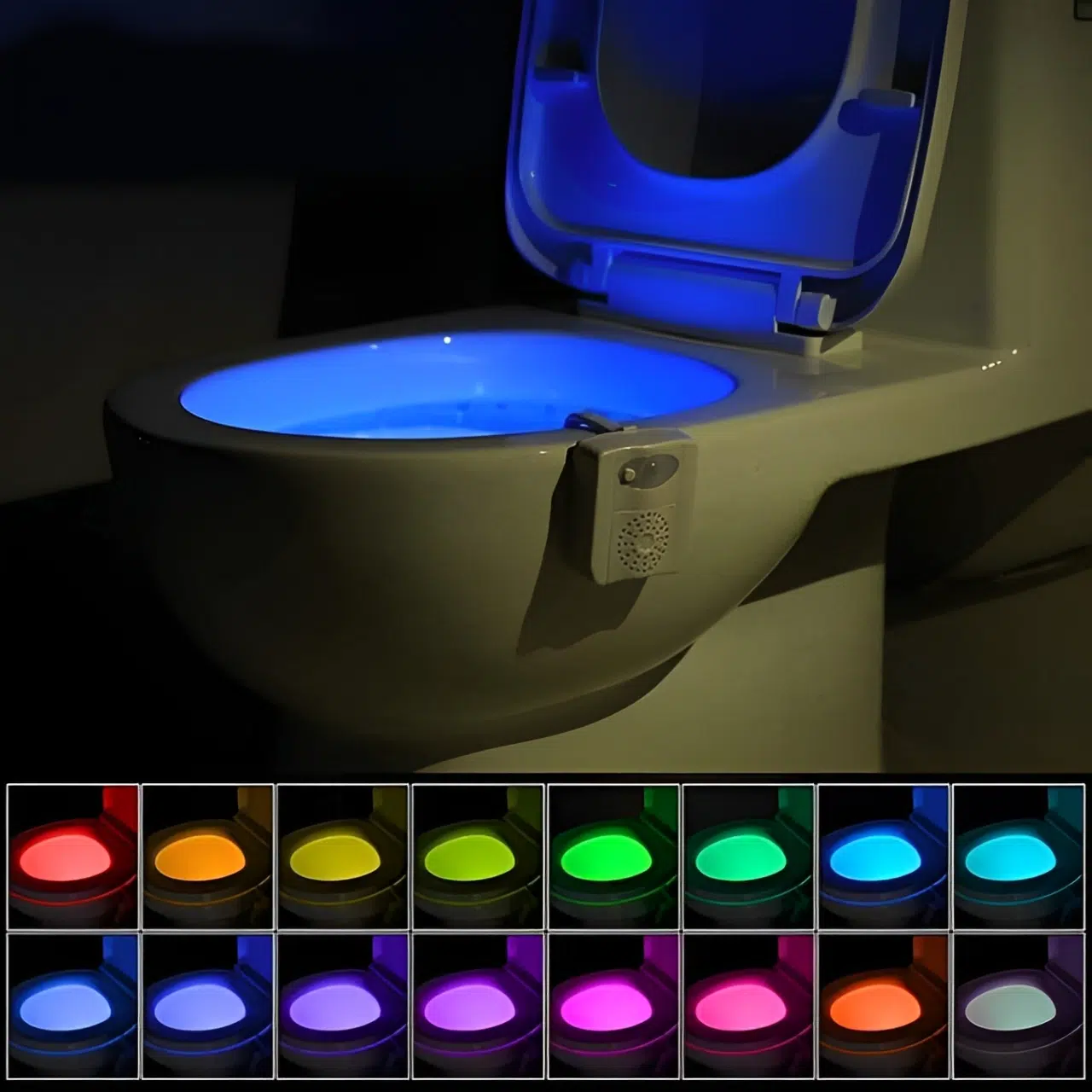 Eclairage LED pour WC |ضوء  ليلي بتقنية استشعار الحركة