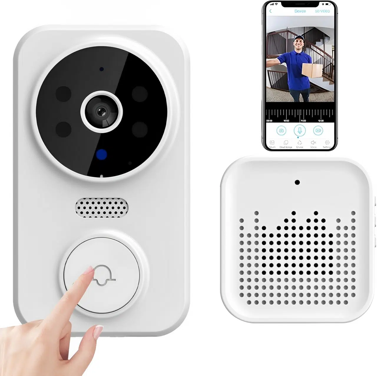 Sonnette HD WiFi جرس باب لاسلكي بكاميرا