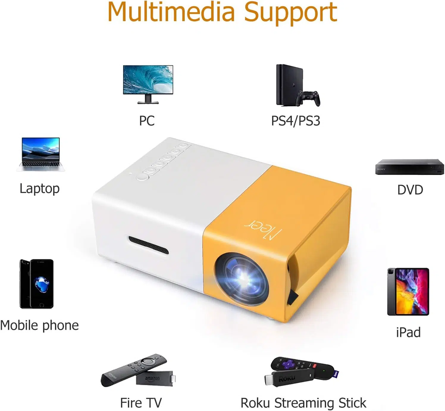 Nouveau projecteur 1080p home cinema جهاز عرض سينمائي منزلي