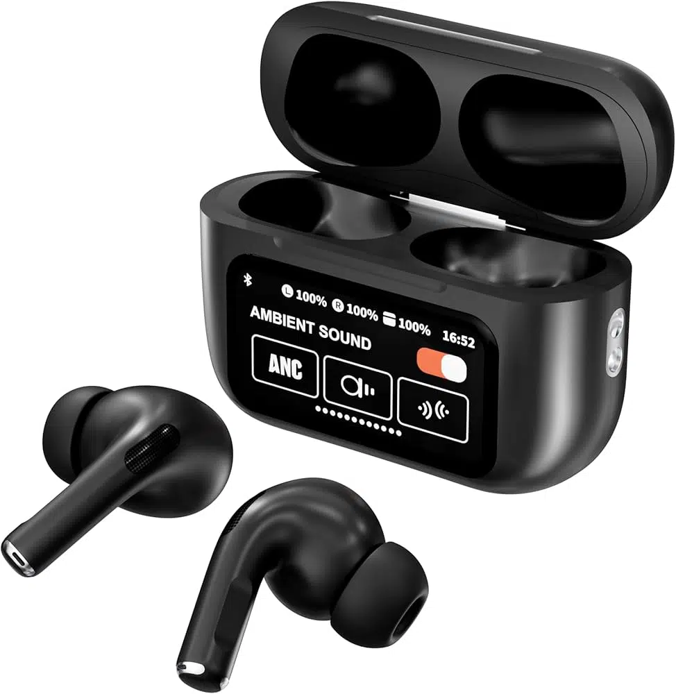 Airpod A9 pro avec Ecran tactile -Noir
