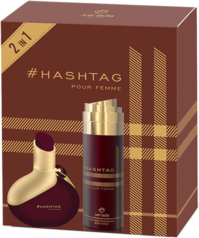 Coffret Hashtag 2en1 Pour Femme 85 ml + Deo