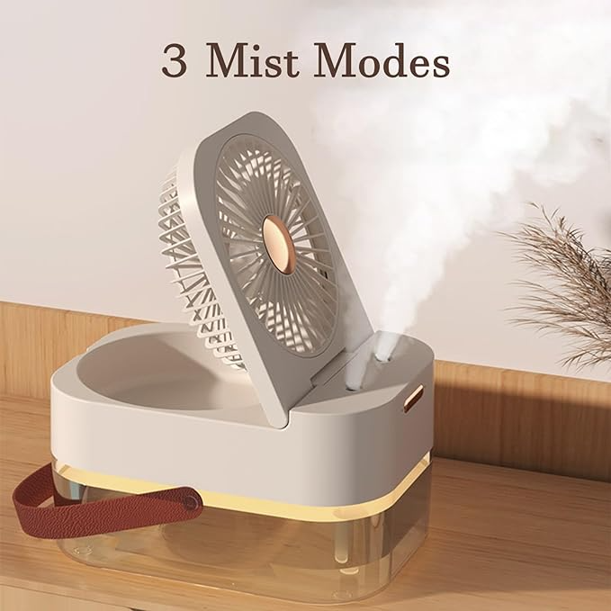 Humidificateur électrique avec ventilateur 3 en 1