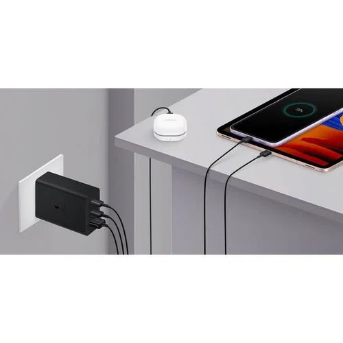 Tete Chargeur vers 2x Type C + USB3 - 65W