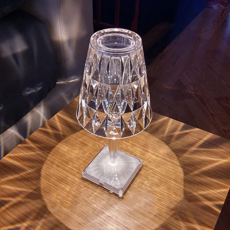 Lampe de table diamant LED