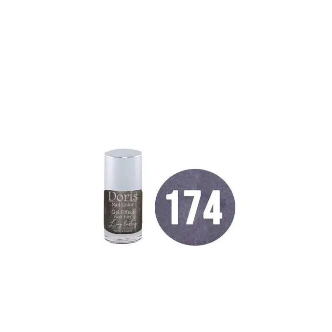 Vernis a Ongles Effet Gel DORIS  Brillant - 12ML