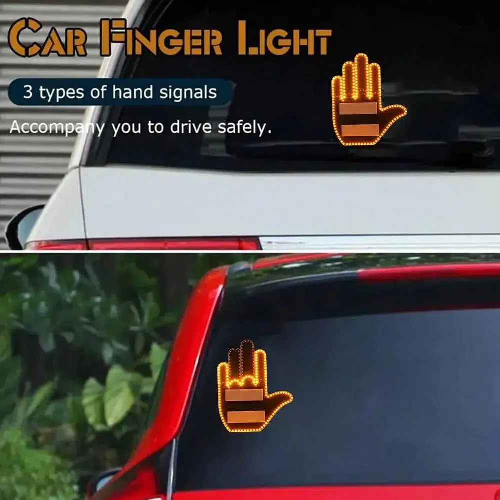 Lumière doigt signalétiques