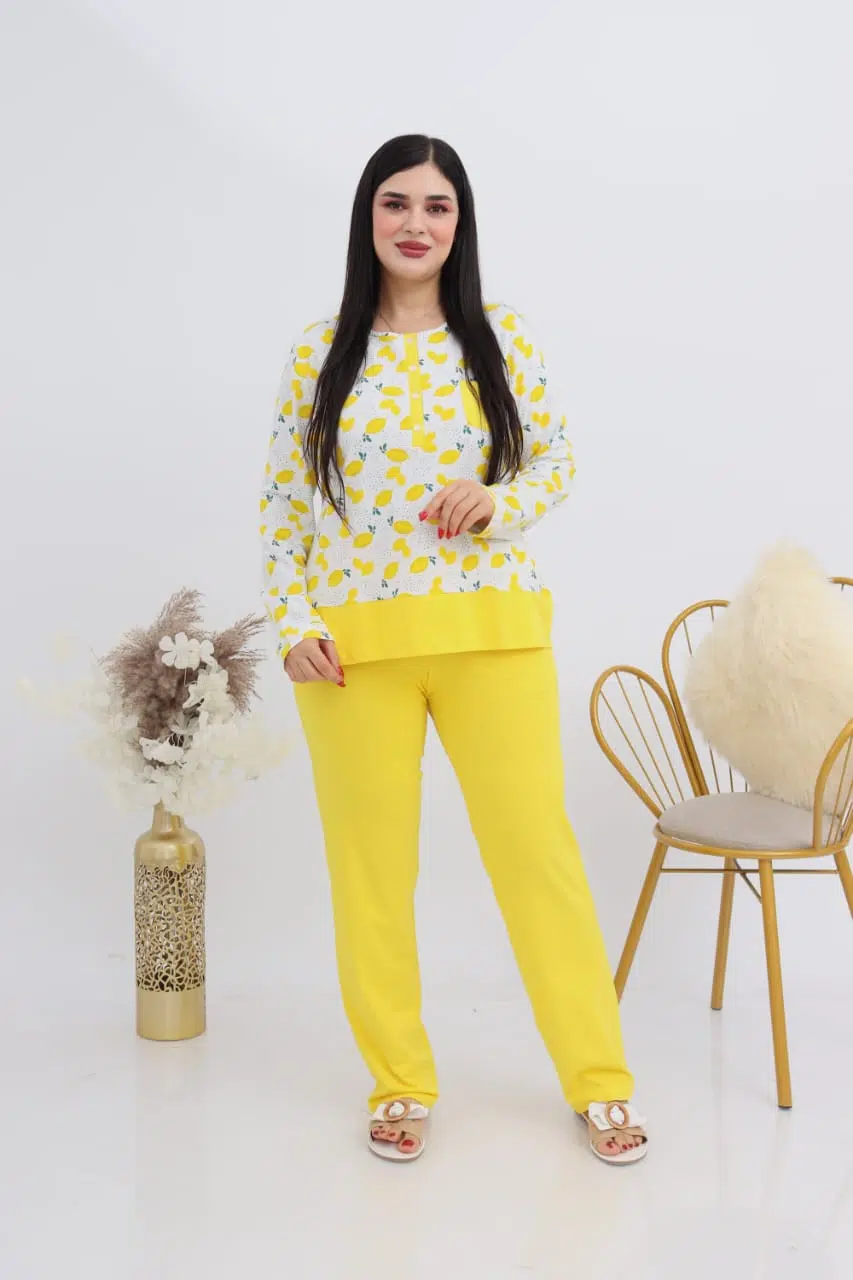 Ensemble Pyjama 2 Pièces en Coton Doux- Hiver 2024 -YES'IN