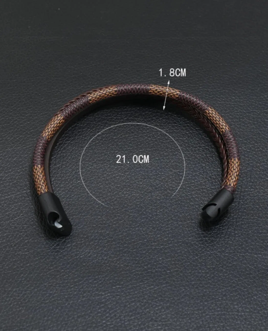 Bracelet triple pour homme aimant et en acier inoxydable