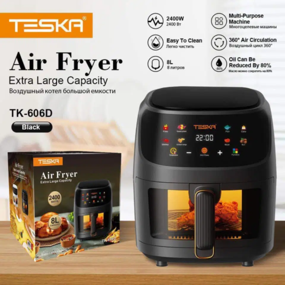 Friteuse Sans Huile TESKA Air fryer TK-606D 8L