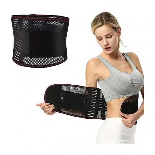 Ceinture de Soutien Lombaire Antidérapante avec Mailles