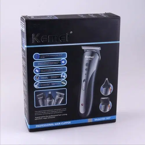 Kemei Tondeuse à Cheveux Professionnelle sans Fil KM-1407