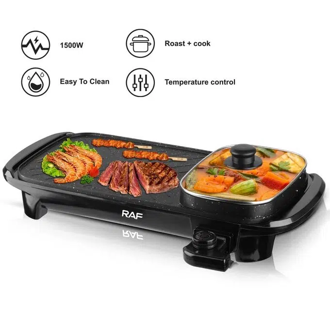 Barbecue Électrique Multifonction 1500 W