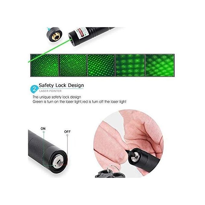 Pointeur laser vert polyvalent haute puissance