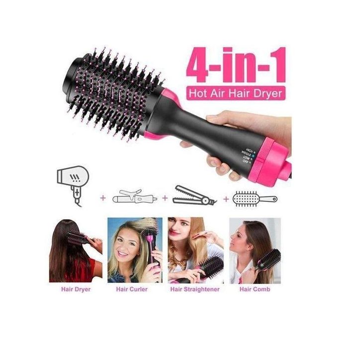Brosse à Air Chaud 4 en 1 - 3 réglages de chaleur 2 vitesses
