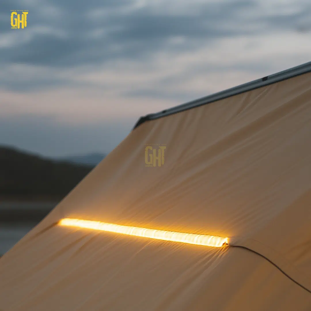 Auvent Latéral de Voiture avec Bande LED – JETSHARK