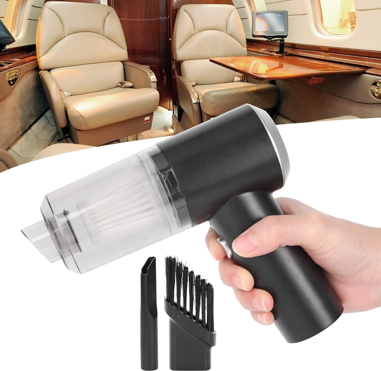 Aspirateur sans fil haute puissance 2en1 (Voiture-Maison-Bureau)