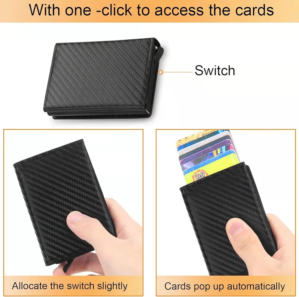 Portefeuille & porte carte pour Homme - Noir