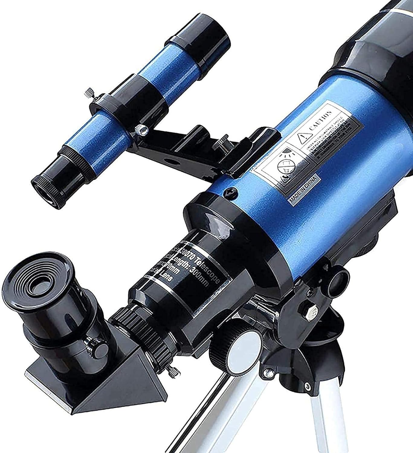 Télescope astronomique, trépied réglable de 145 cm