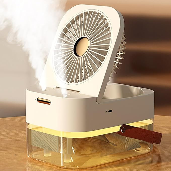 Humidificateur électrique avec ventilateur 3 en 1