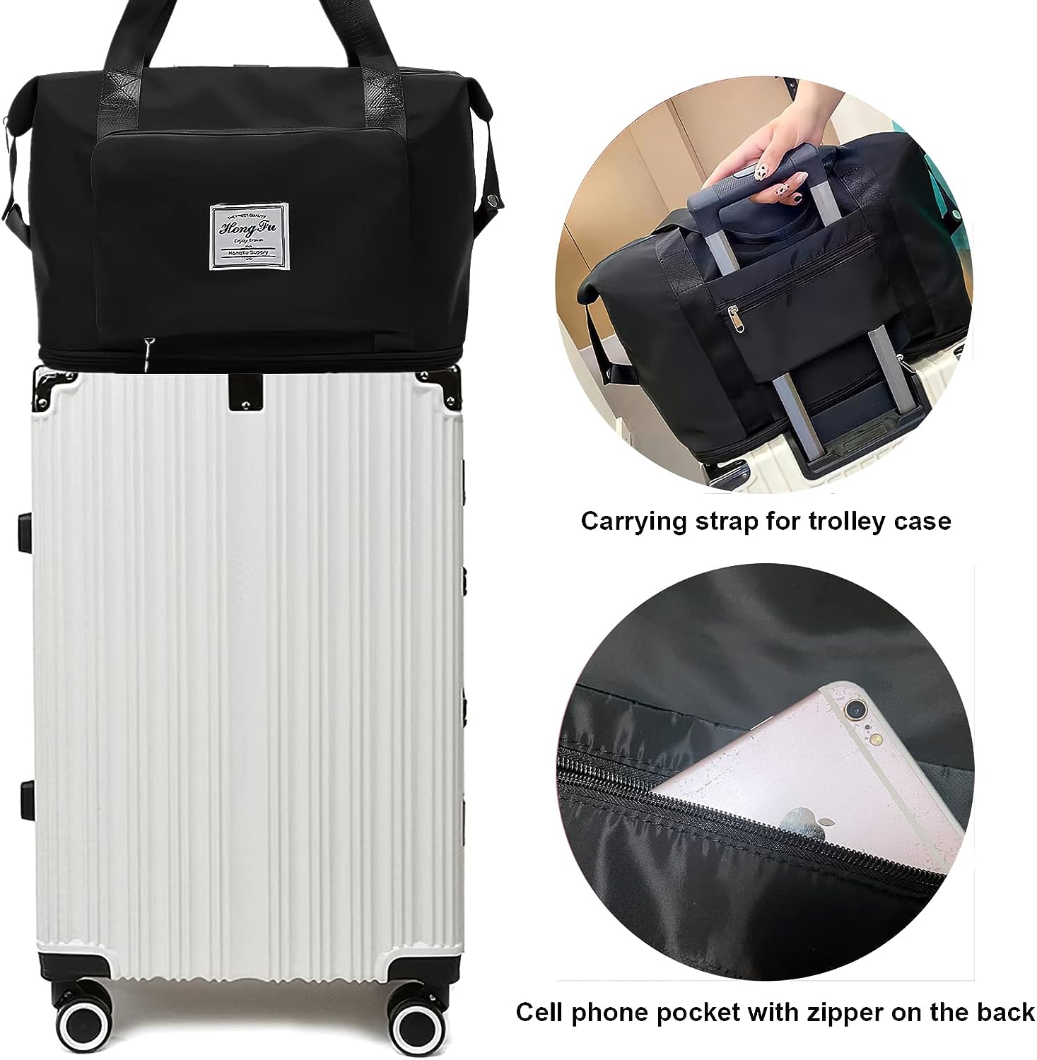 Sac de Voyage Pliable - Sac de Rangement de Grande Capacité