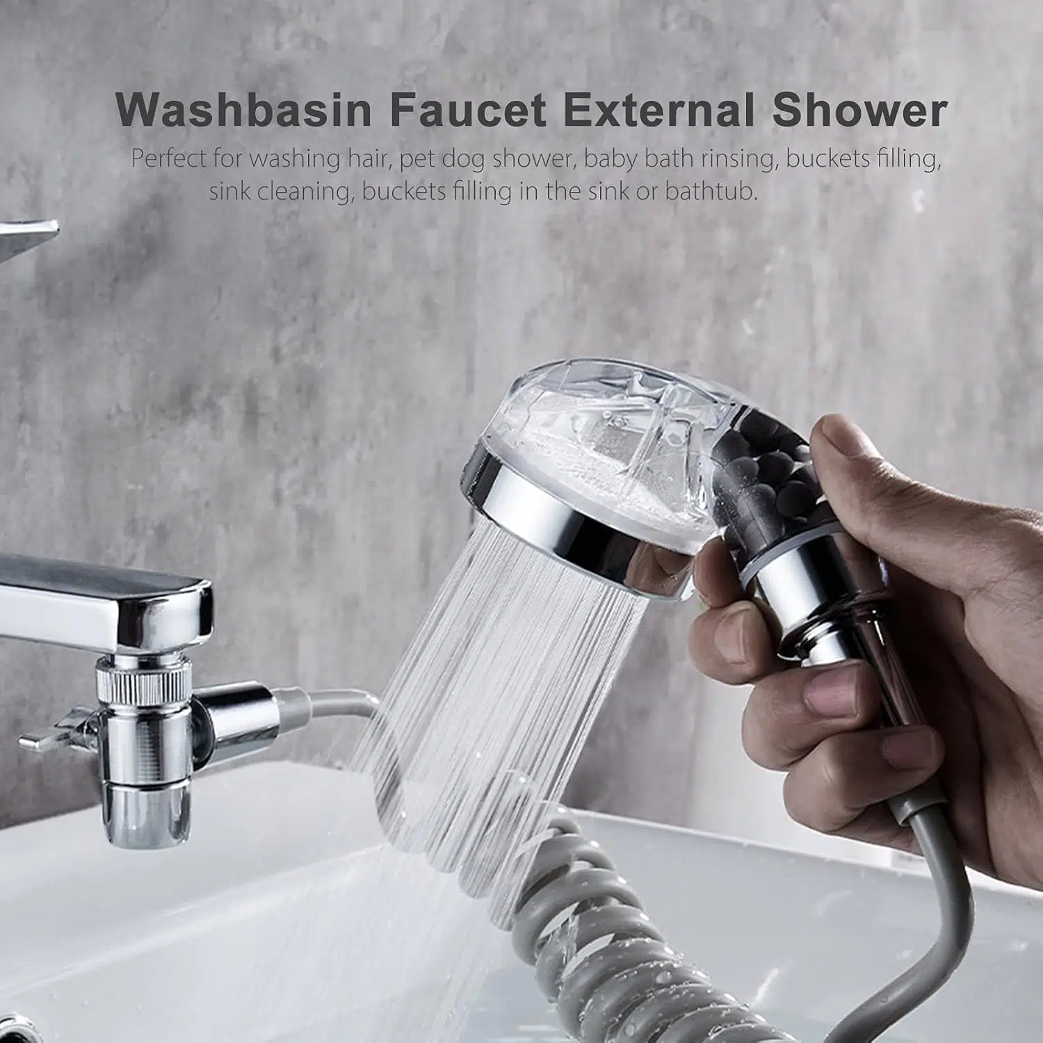 Douchet de lavabo à 3 Modes | شطاف حمام بثلاثة أوضاع
