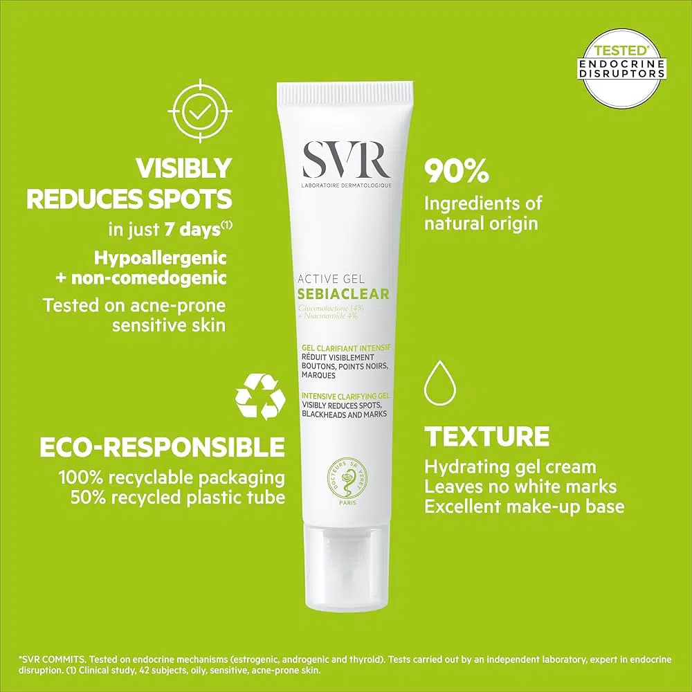 SVR SEBIACLEAR PACK Active Gel + SEBIACLEAR GEL 55ML OFFERT
