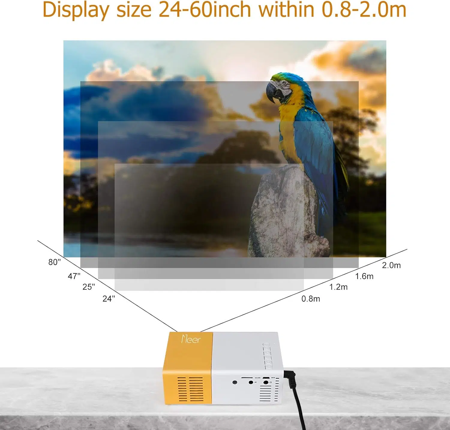 Nouveau projecteur 1080p home cinema جهاز عرض سينمائي منزلي