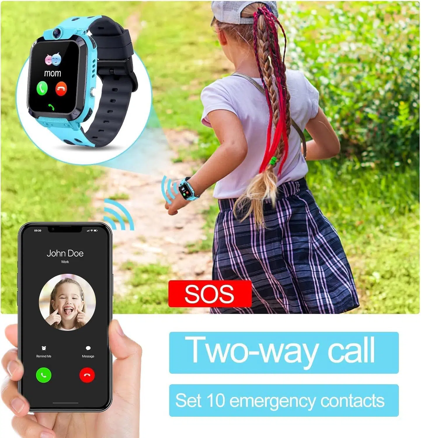 Montre Connectée Smart Pour Enfants Avec Traceur GPS