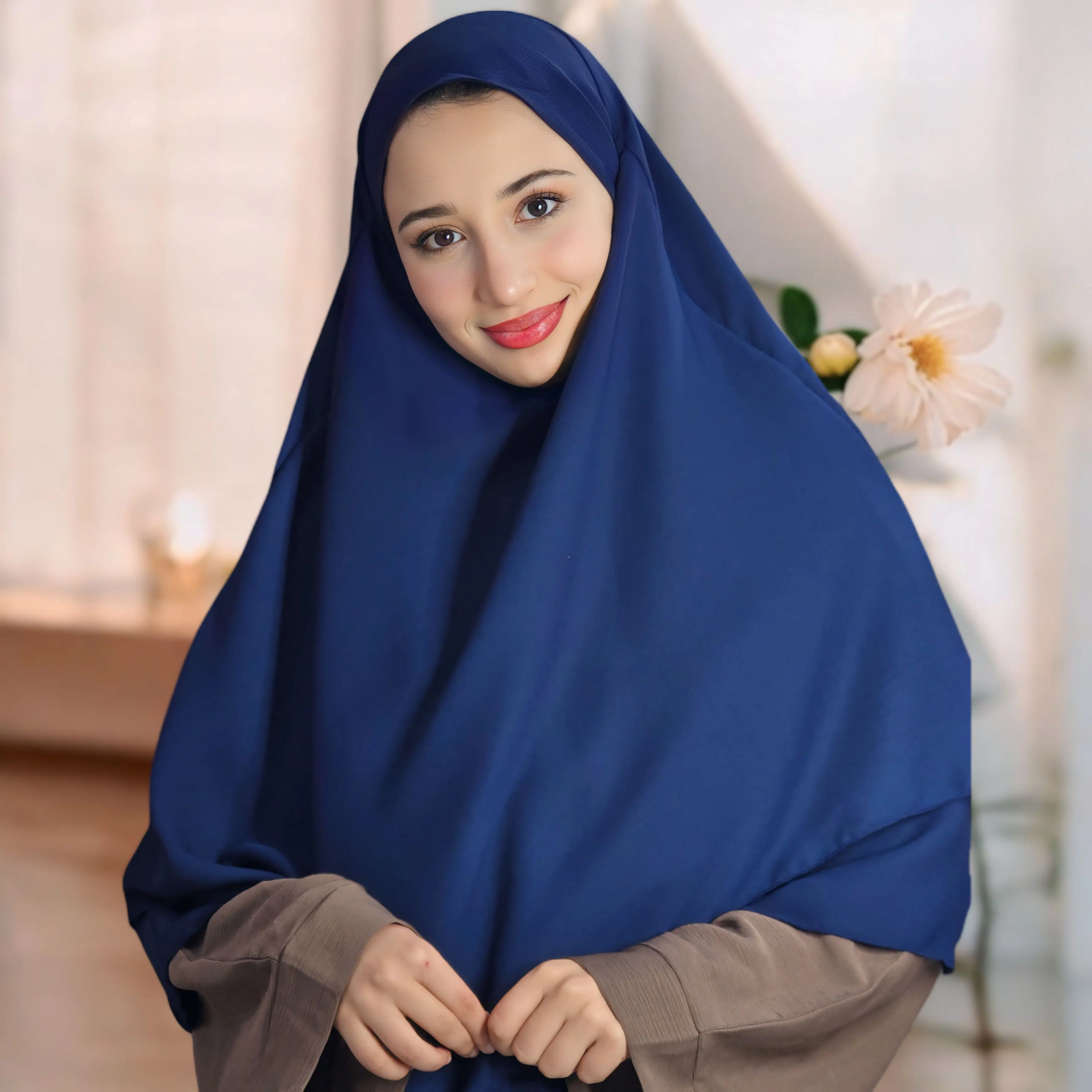 Hijeb Longue Bleu Marine